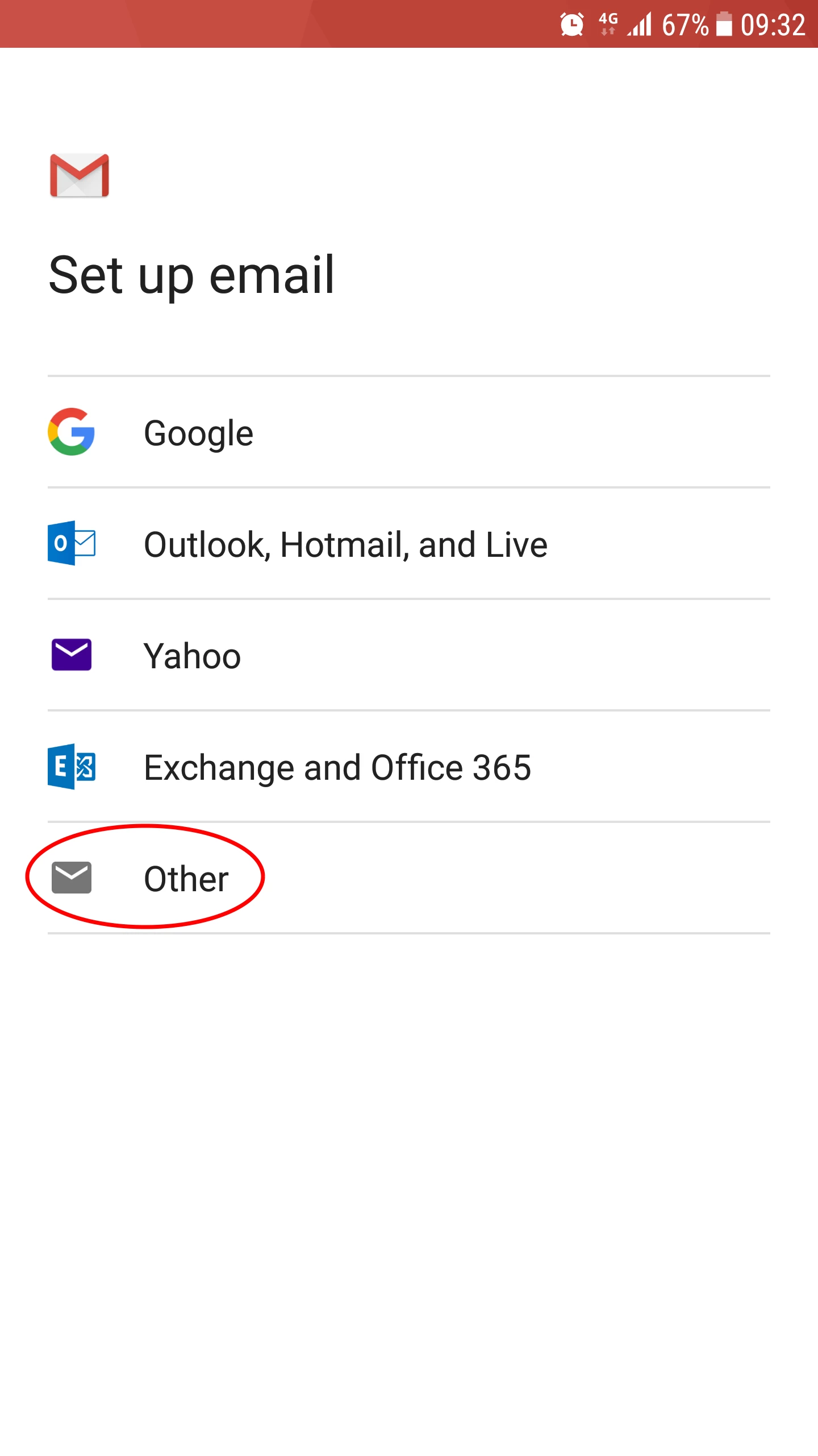 Select Other