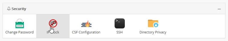 Webuzo IP Block Panel