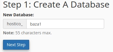 Creare Bază de Date