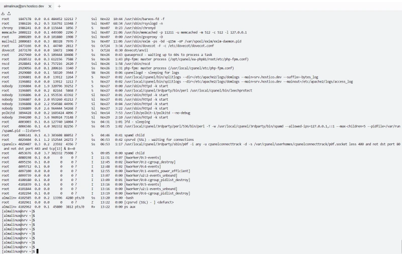 Terminal Control Panel